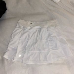 White lulu lemon skirt